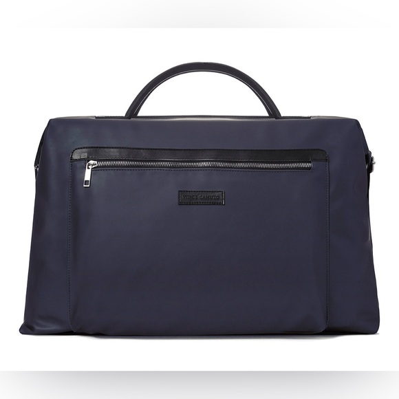 Navy Vince Camuto Weekend Duffle Bag NWT - Picture 2 of 6